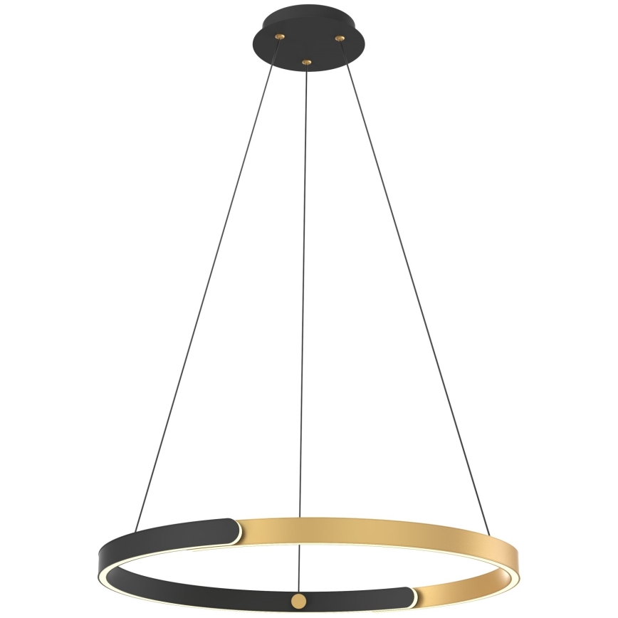 Zuma Line - LED Димируем пендел LED/30W/230V черен/златист