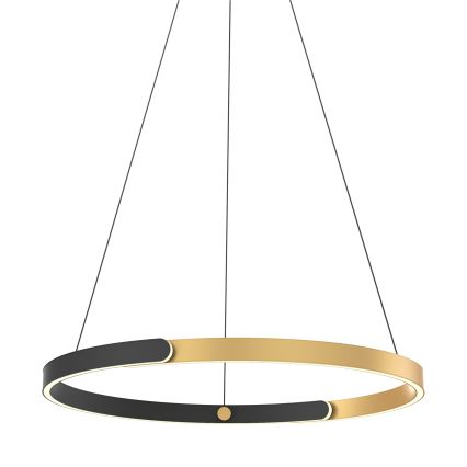 Zuma Line - LED Димируем пендел LED/30W/230V черен/златист