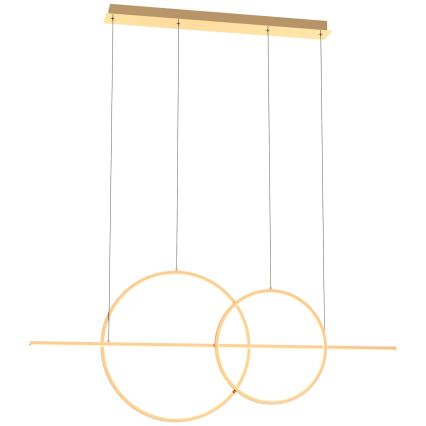 Zuma Line - LED Димируем пендел LED/34W/230V златист