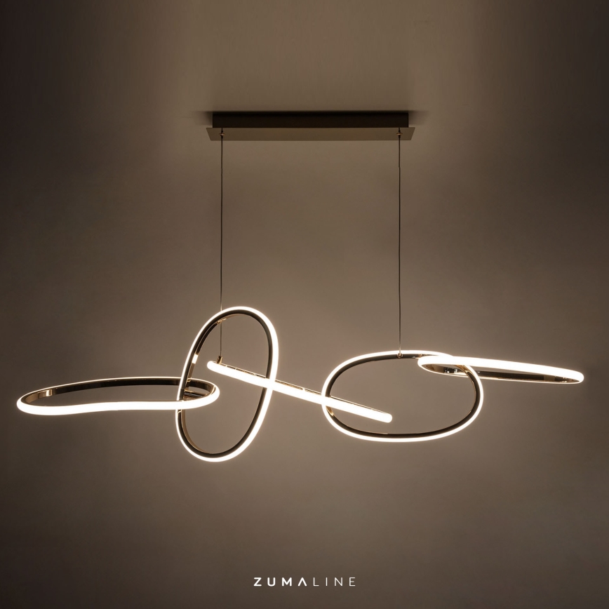 Zuma Line - LED Димируем пендел LED/56W/230V златист