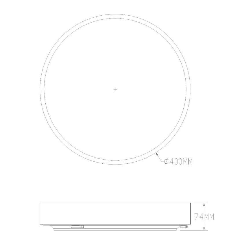 Zuma Line - LED Димируем плафон за баня LED/36W/230V 3000-6000K Ø 40 см IP44 месинг + дистанционно управление
