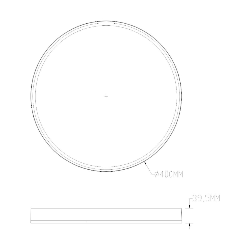 Zuma Line - LED RGBW регулируемо таванно осветително тяло LED/32W/230V + LED/8W 3000-6000K черно/златно + дистанционно управление
