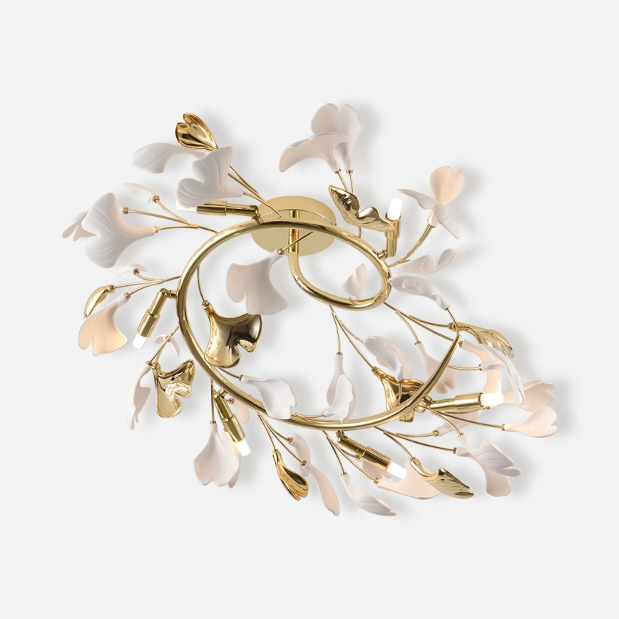 Zuma Line - Повърхностно монтиран полилей 6xG9/42W/230V Ø 70 см, златен