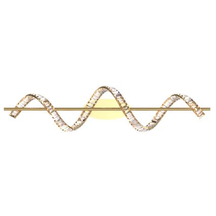 Zuma Line - LED регулируема кристална полилей на прът LED/24,5W/230V 2700-6000K + дистанционно управление