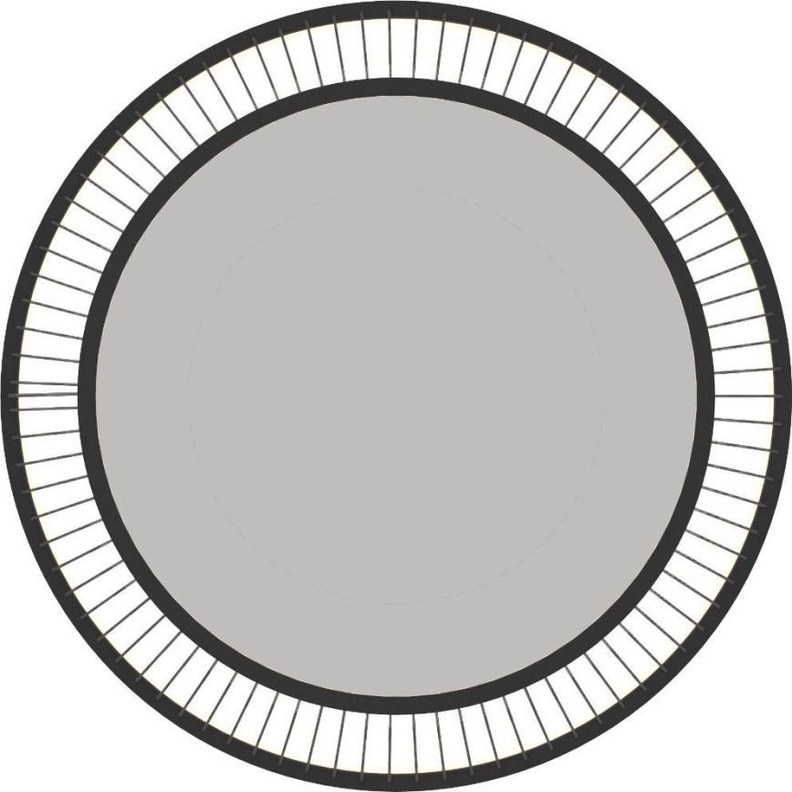 Zuma Line - LED Димируем плафон LED/32W/230V 2700-6000K черен + дистанционно управление