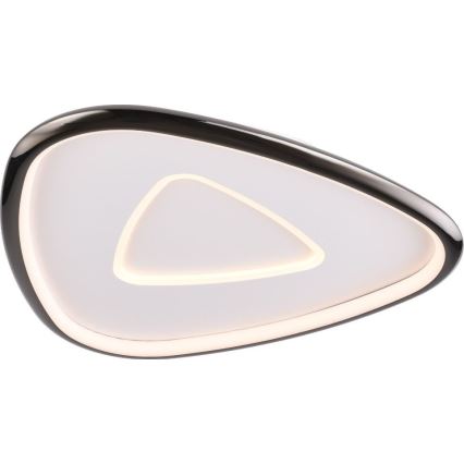 Zuma Line - LED Димируем плафон LED/27W/230V 3000K черен лъскав хром