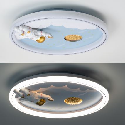 Zuma Line - LED Димируем dětské Плафон LED/42W/230V 3000/5700K astronaut