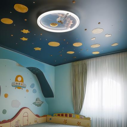 Zuma Line - LED Димируем dětské Плафон LED/42W/230V 3000/5700K astronaut