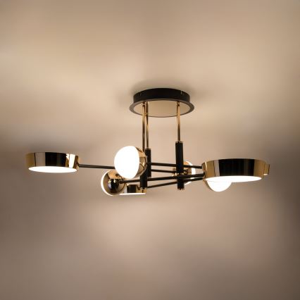 Zuma Line - Димируем LED плафон LED/60W/230V златист/черен