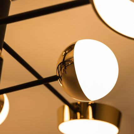 Zuma Line - Димируем LED плафон LED/60W/230V златист/черен