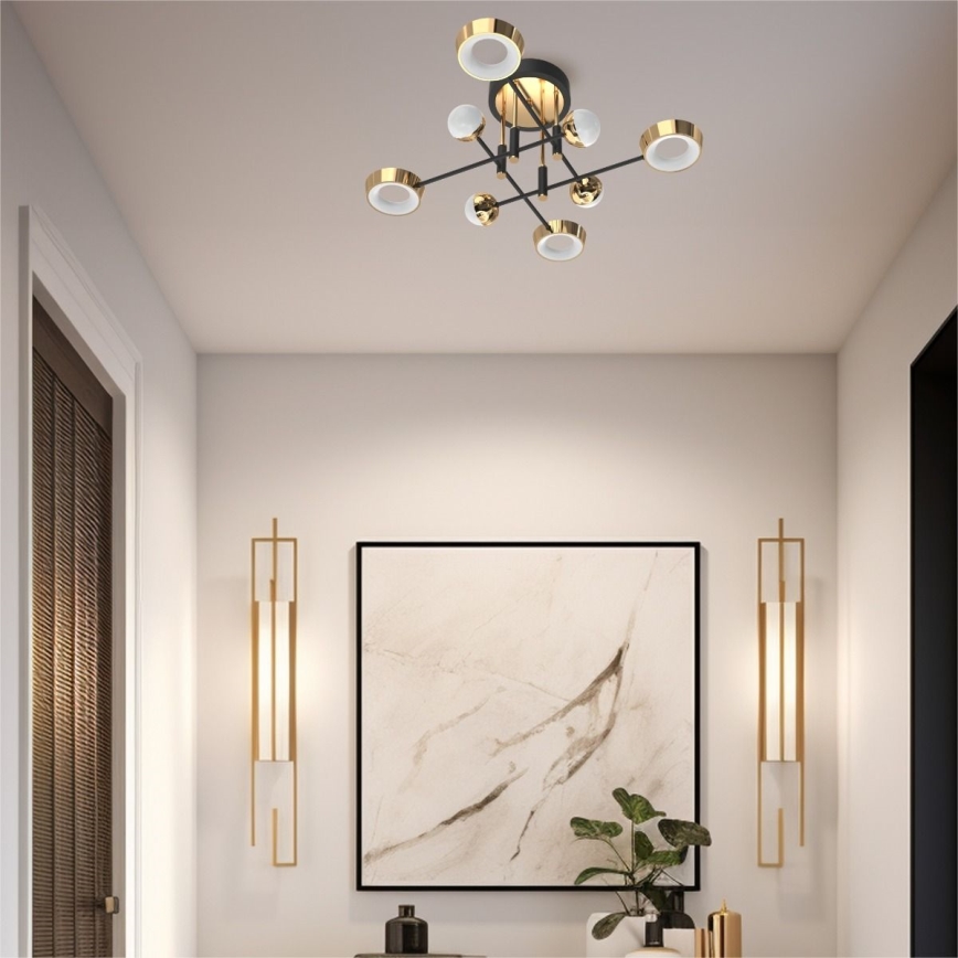 Zuma Line - Димируем LED плафон LED/60W/230V златист/черен