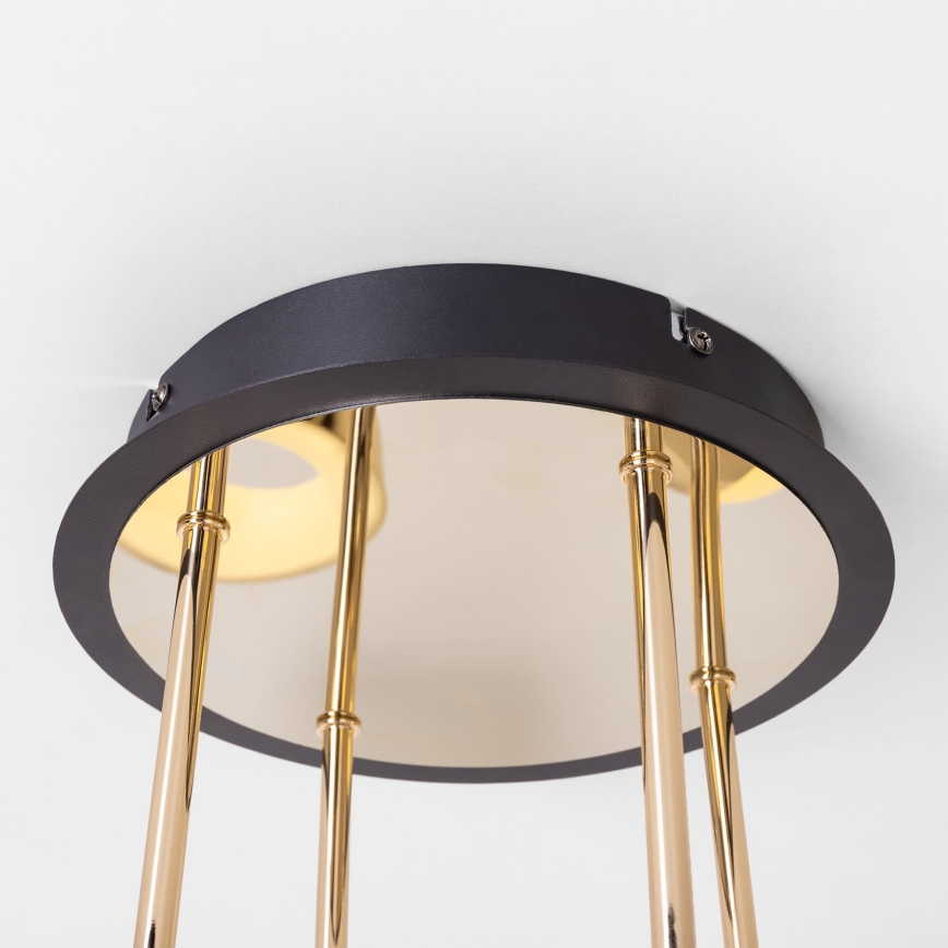 Zuma Line - Димируем LED плафон LED/60W/230V златист/черен