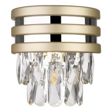 Zuma Line - Настенно осветително тяло 1xG9/42W/230V златисто/лъскав хром