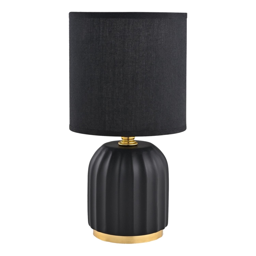 Zuma Line - Настолна лампа 1xE14/40W/230V черен/златист