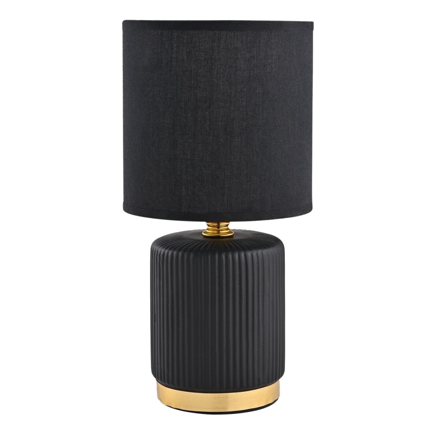 Zuma Line - Настолна лампа 1xE14/40W/230V черен/златист