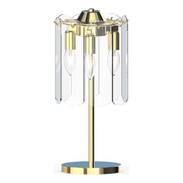 Zuma Line - Настолна лампа 3xE14/40W/230V златист