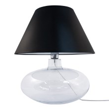 Zuma Line - Настолна лампа 1xE27/60W/230V черна