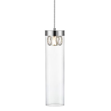Zuma Line - Кристален висящ полилей 1xG9/28W/230V