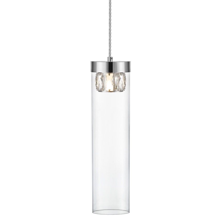 Zuma Line - Кристален висящ полилей 1xG9/28W/230V