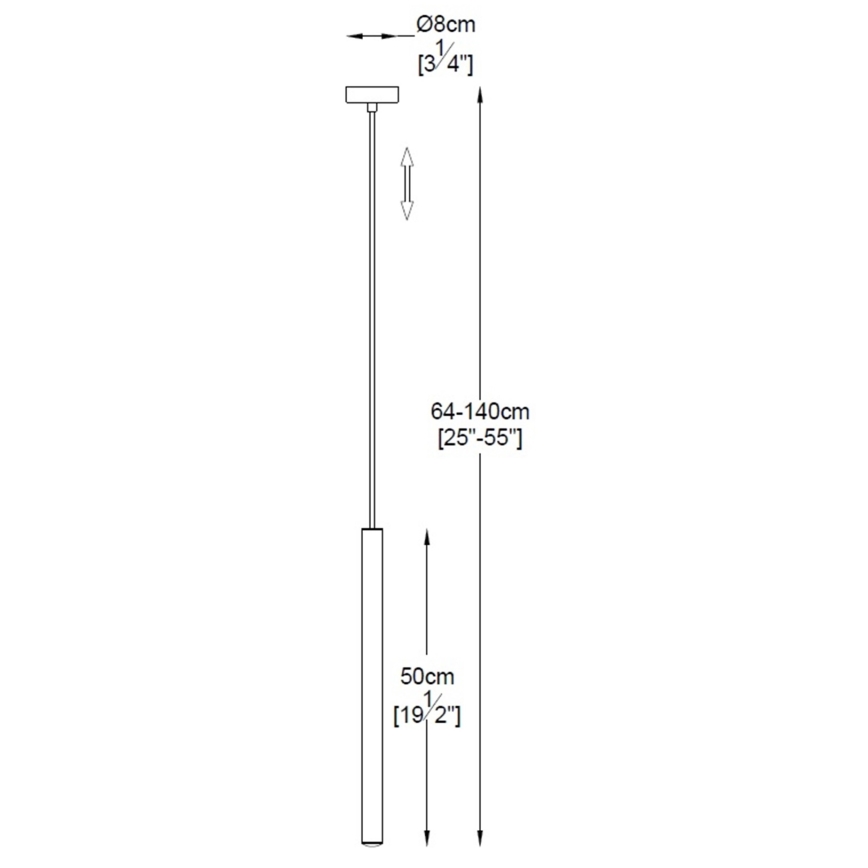 Zuma Line - LED Висящ полилей LED/5W/230V