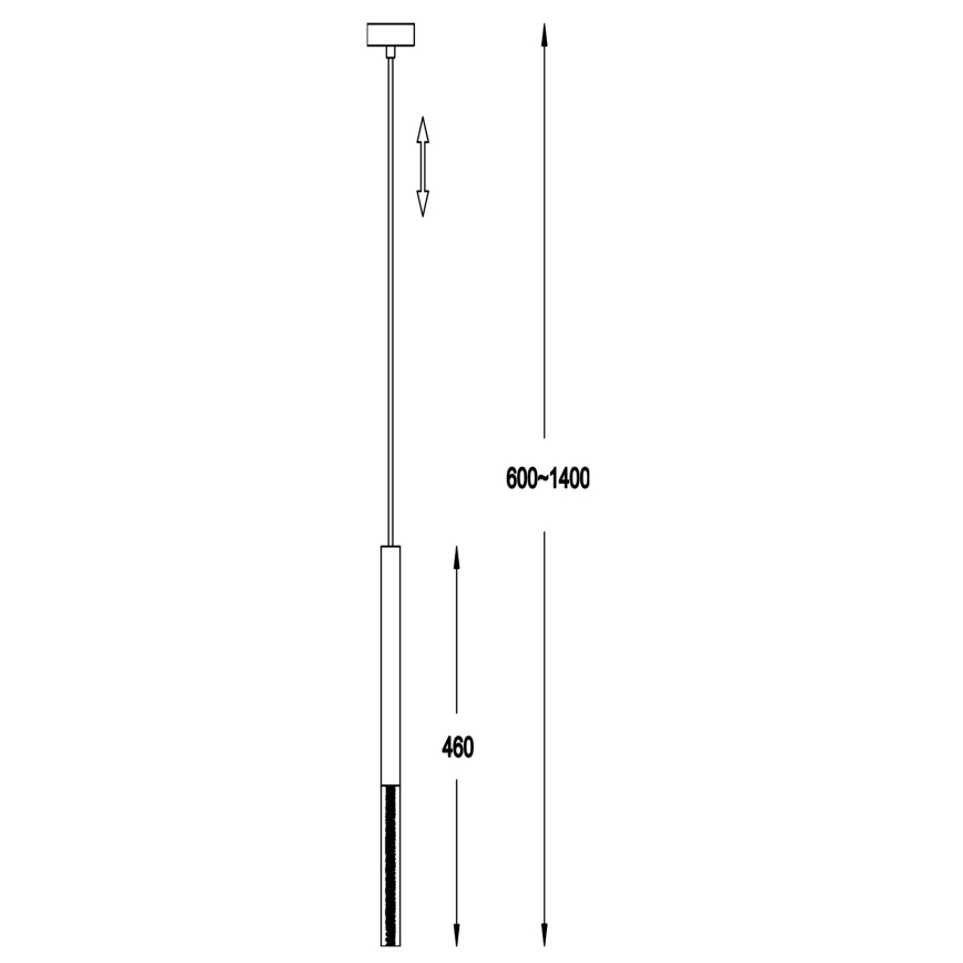 Zuma Line - LED Висящ полилей  1xLED/5W/230V