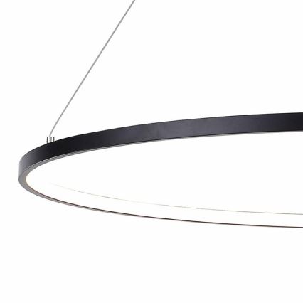 Zuma Line - LED полилей на кабел LED/40W/230V 3000/4000/6000K Ø 90 см черен