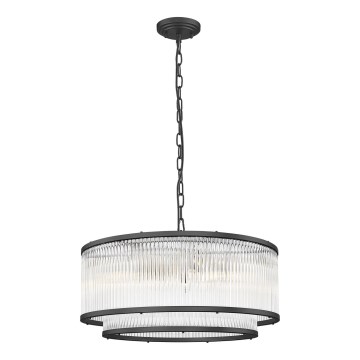 Zuma Line - Пендел 6xE14/60W/230V черен