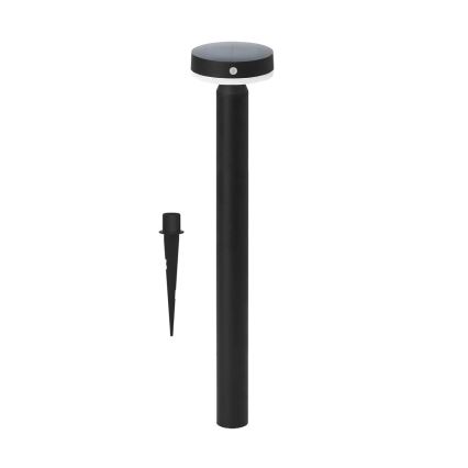 Zuma Line - LED Соларна лампа със сензор за движение и здрач LED/4,5W/2000 mAh IP44 черен