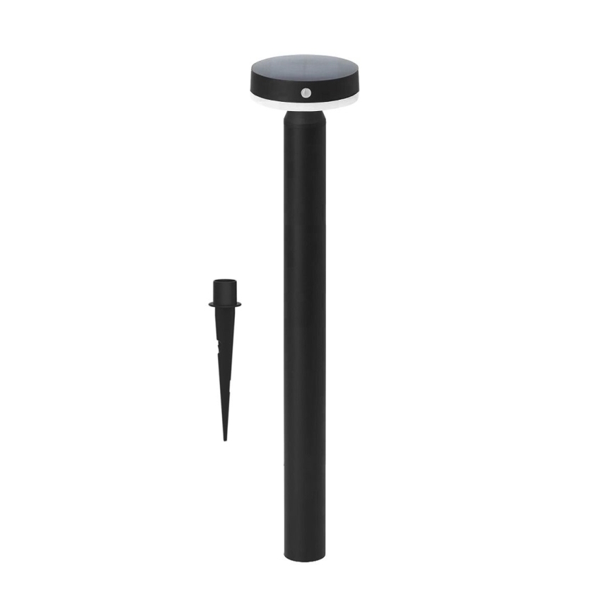 Zuma Line - LED Соларна лампа със сензор за движение и здрач LED/4,5W/2000 mAh IP44 черен