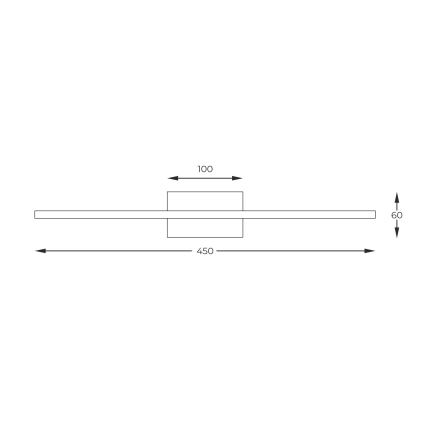 Zuma Line - LED Лампа за картина LED/10W/230V 45 см златист