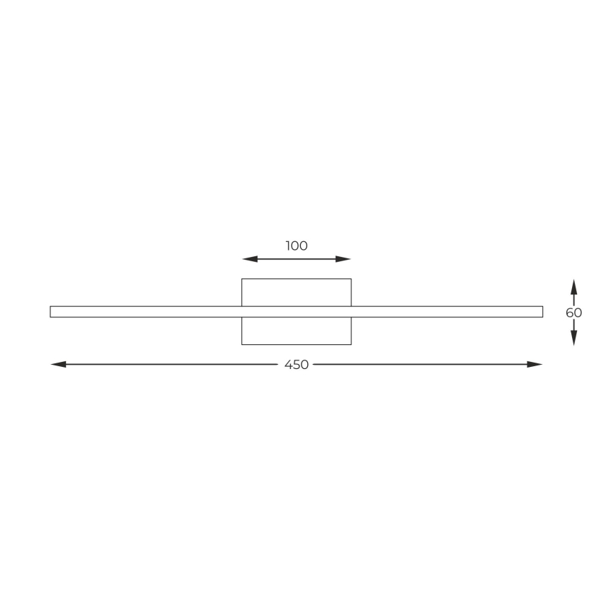 Zuma Line - LED Лампа за картина LED/10W/230V 45 см златист