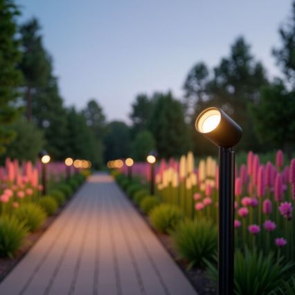 Zuma Line - Екстериорна лампа 1xGU10/35W/230V IP65 черен