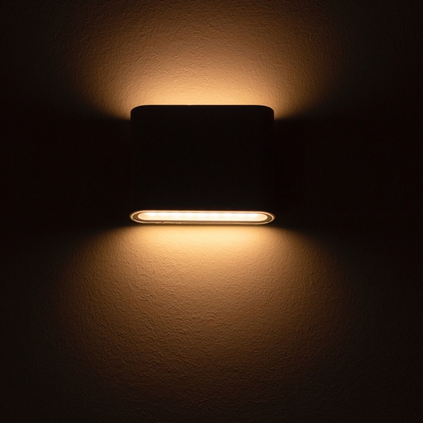 Zuma Line - LED Екстериорен аплик LED/12W/230V IP65 черен