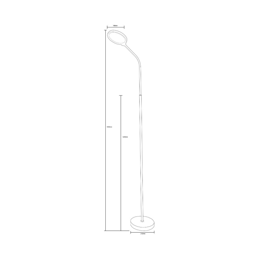 Zuma Line  - LED Димируем лампион LED/10W/230V 3000/4500/6500K бял