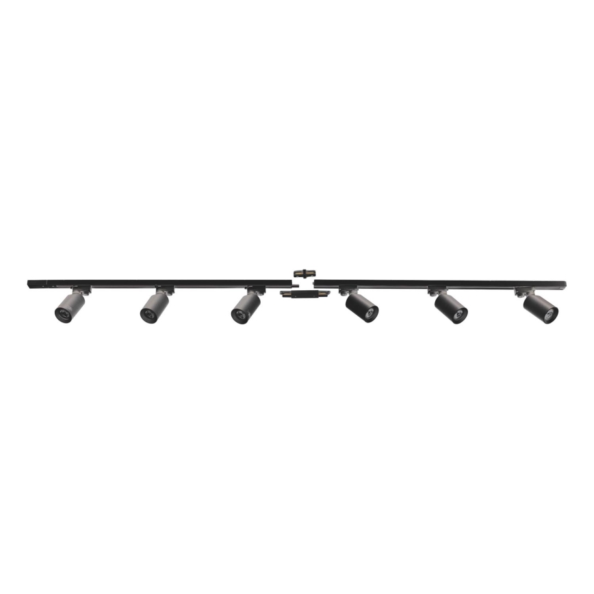 Zuma Line - Спот в релсова система 6xGU10/35W/230V черен