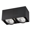 Zuma Line - Спот 2xGU10-ES111/15W/230V черен