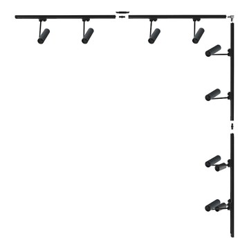 Zuma Line - Точково осветително тяло в релсова система 8xGU10/35W/230V черно