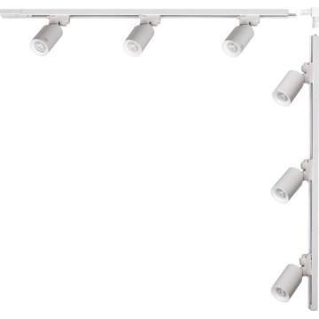 Zuma Line - Точково осветително тяло за релсова система 6xGU10/35W/230V бяло