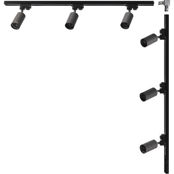 Zuma Line - Точково осветително тяло за релсова система 6xGU10/35W/230V черно