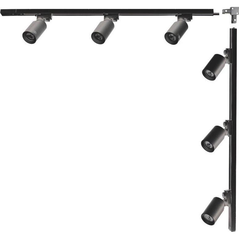 Zuma Line - Точково осветително тяло за релсова система 6xGU10/35W/230V черно