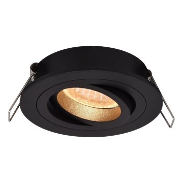 Zuma Line - Вграден таванен осветител 1xGU10/50W/230V черен