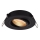 Zuma Line - Вграден таванен осветител 1xGU10/50W/230V черен