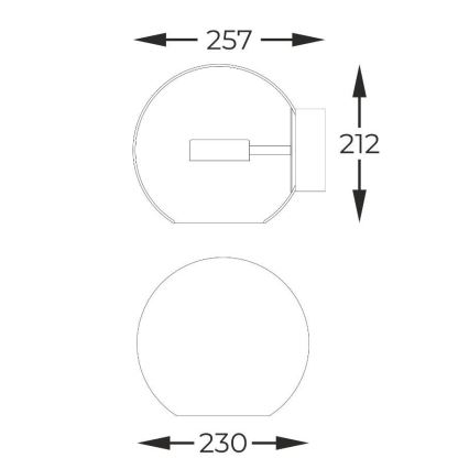 Zuma Line - LED аплик LED/5W/230V лъскав хром