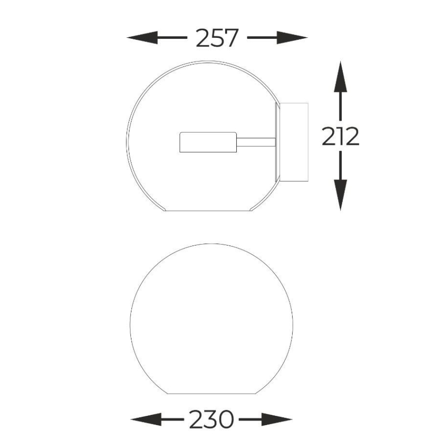 Zuma Line - LED аплик LED/5W/230V лъскав хром