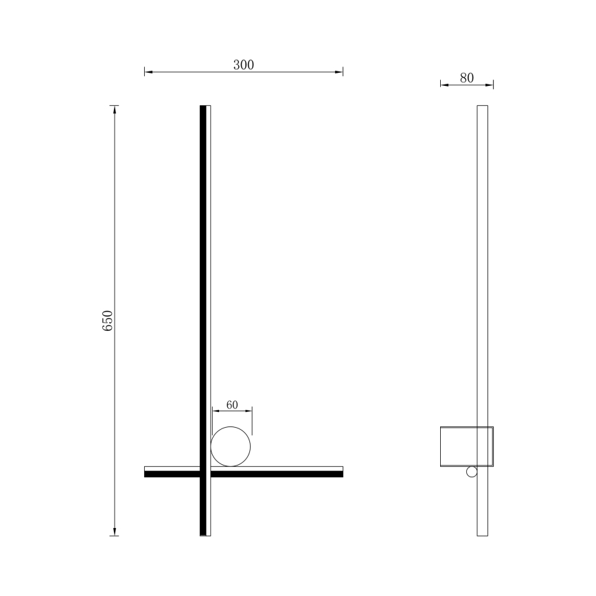 Zuma Line - LED аплик LED/14W/230V златист