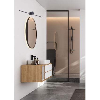 Zuma Line - LED Лампа за огледало в баня LED/6W/230V 40 cm IP44 черен