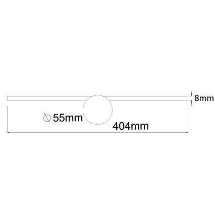 Zuma Line - LED Лампа за огледало в баня LED/6W/230V 40 см IP44 лъскав хром