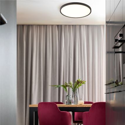 Zuma Line - LED таванно осветително тяло LED/42W/230V 3000/4000/6000K Ø 50 см черно