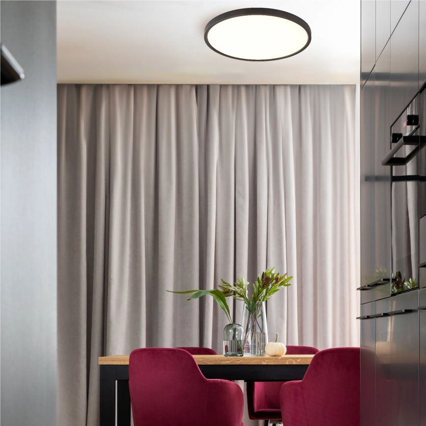 Zuma Line - LED таванно осветително тяло LED/42W/230V 3000/4000/6000K Ø 50 см черно