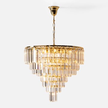 Zuma Line - Златен полилей на верига 20xE14/40W/230V